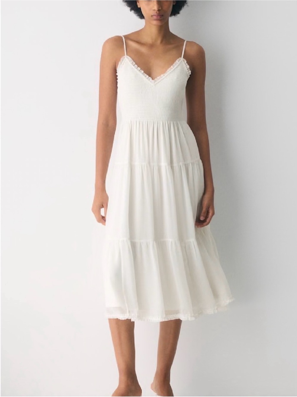 Aritzia Wilfred Tuberose Dress white XL